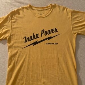 Inaka Power Yellow Lightning T-Shirt
